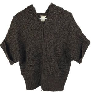 Maurices Sweater Brown Hoodie Women Sz XL